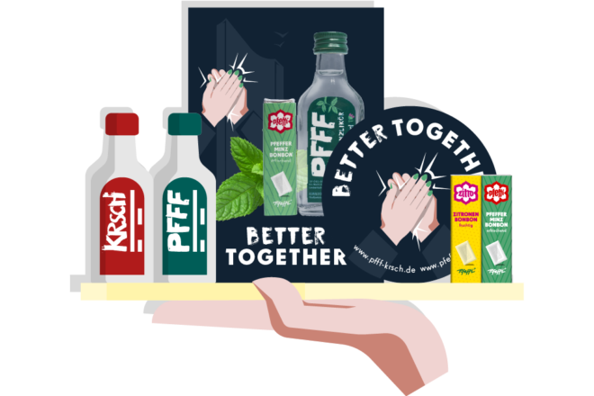 PFFF, Bio, Pfefferminzlikör, Kooperation, Better Together, Artkolchose, Auwald Destille